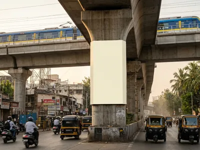 Bus Queue Shelter at Bus Shelter - Juhu Mumbai, 98191, Mumbai — outdoor advertising