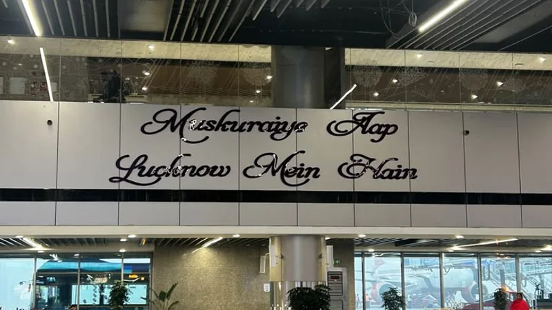 Airport at Lucknow Airport, Lucknow — outdoor advertising