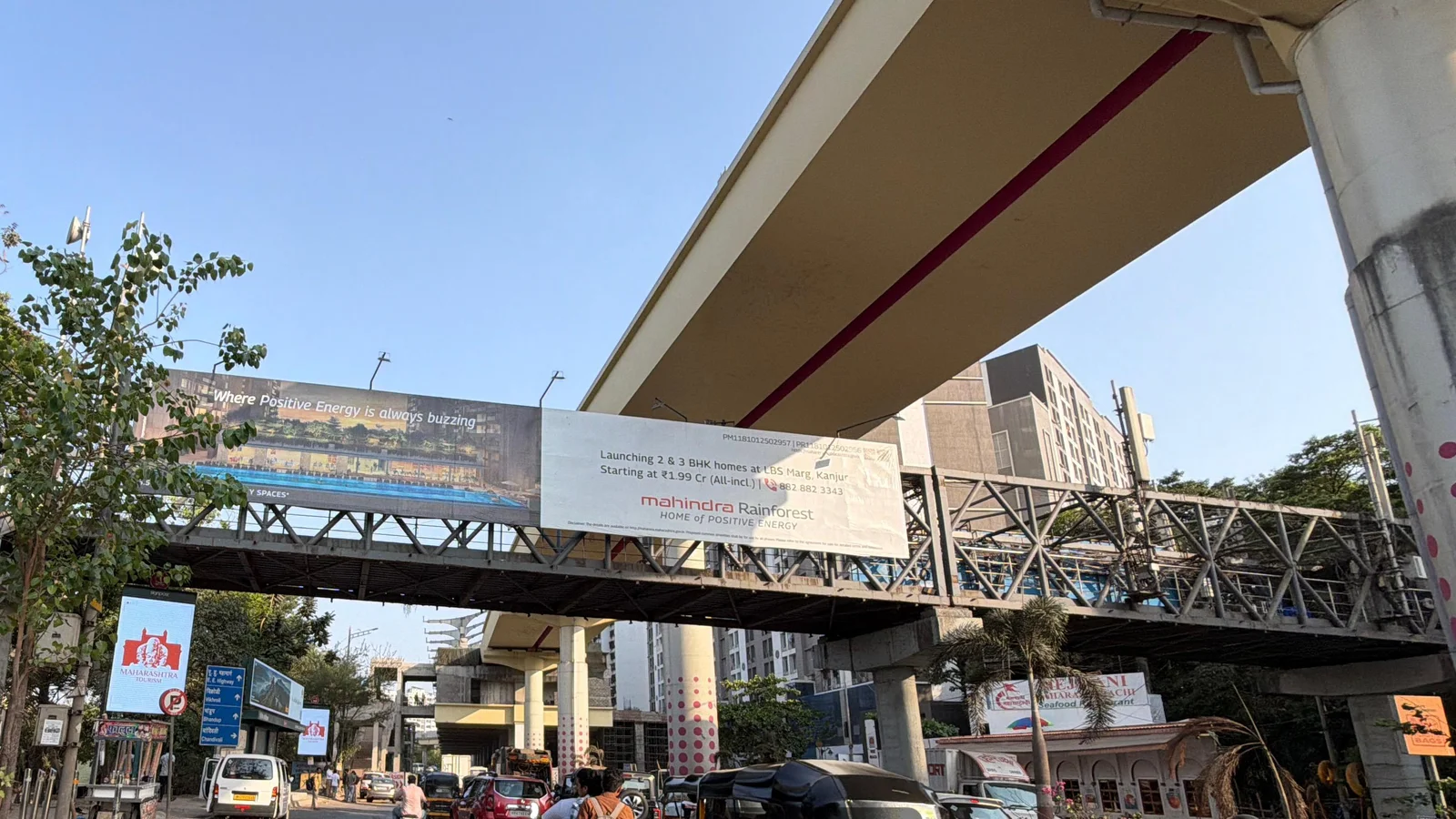 Hoarding at Dadar, Mumbai — 40x20 ft front-lit outdoor advertising