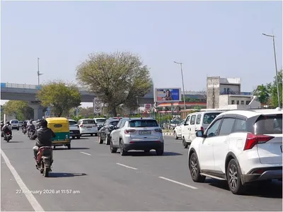 Metro Pillar at Aya Nagar Delhi Division, Delhi — outdoor advertising