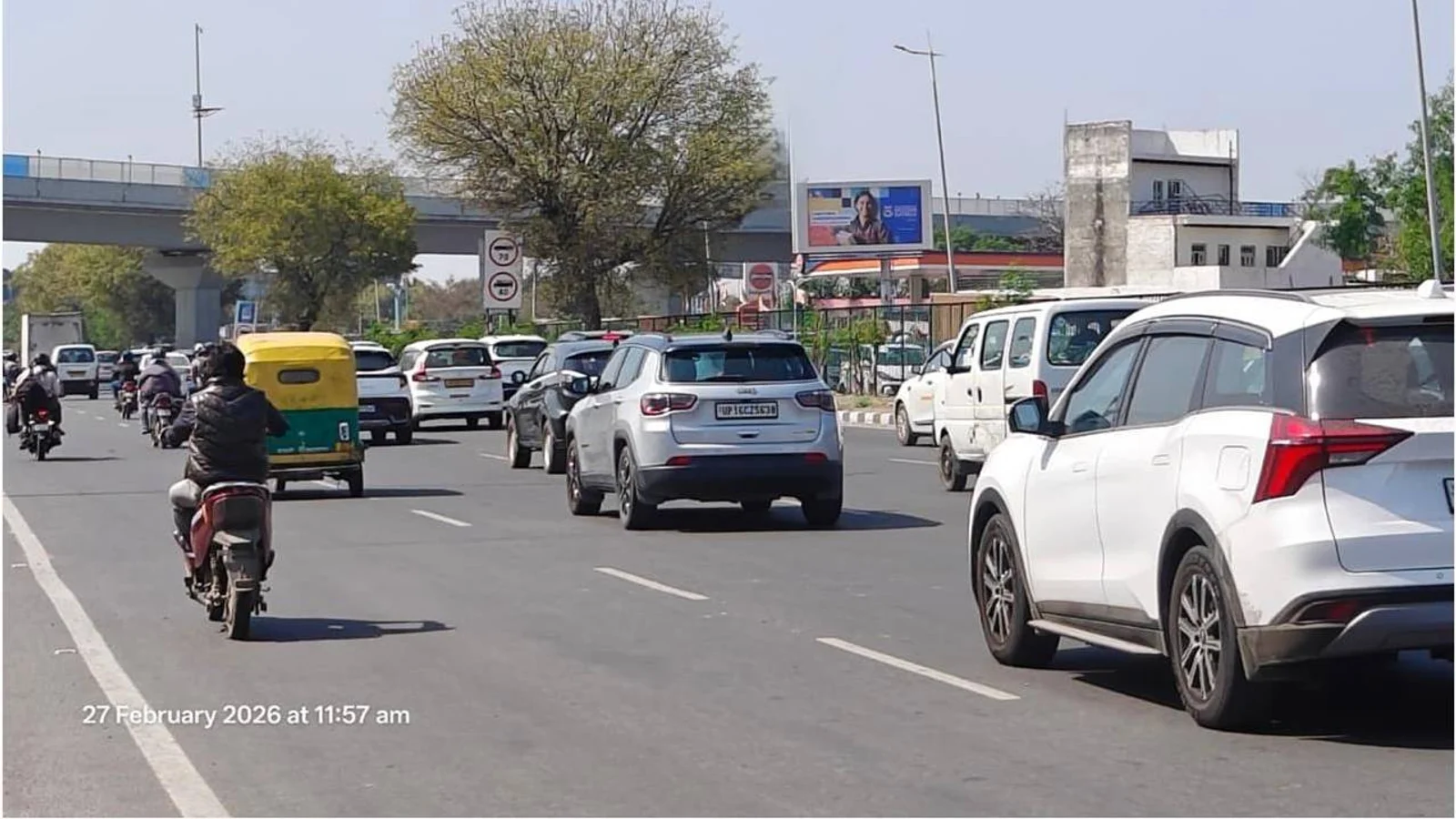 Metro Pillar at Aya Nagar Delhi Division, Delhi — back-lit outdoor advertising