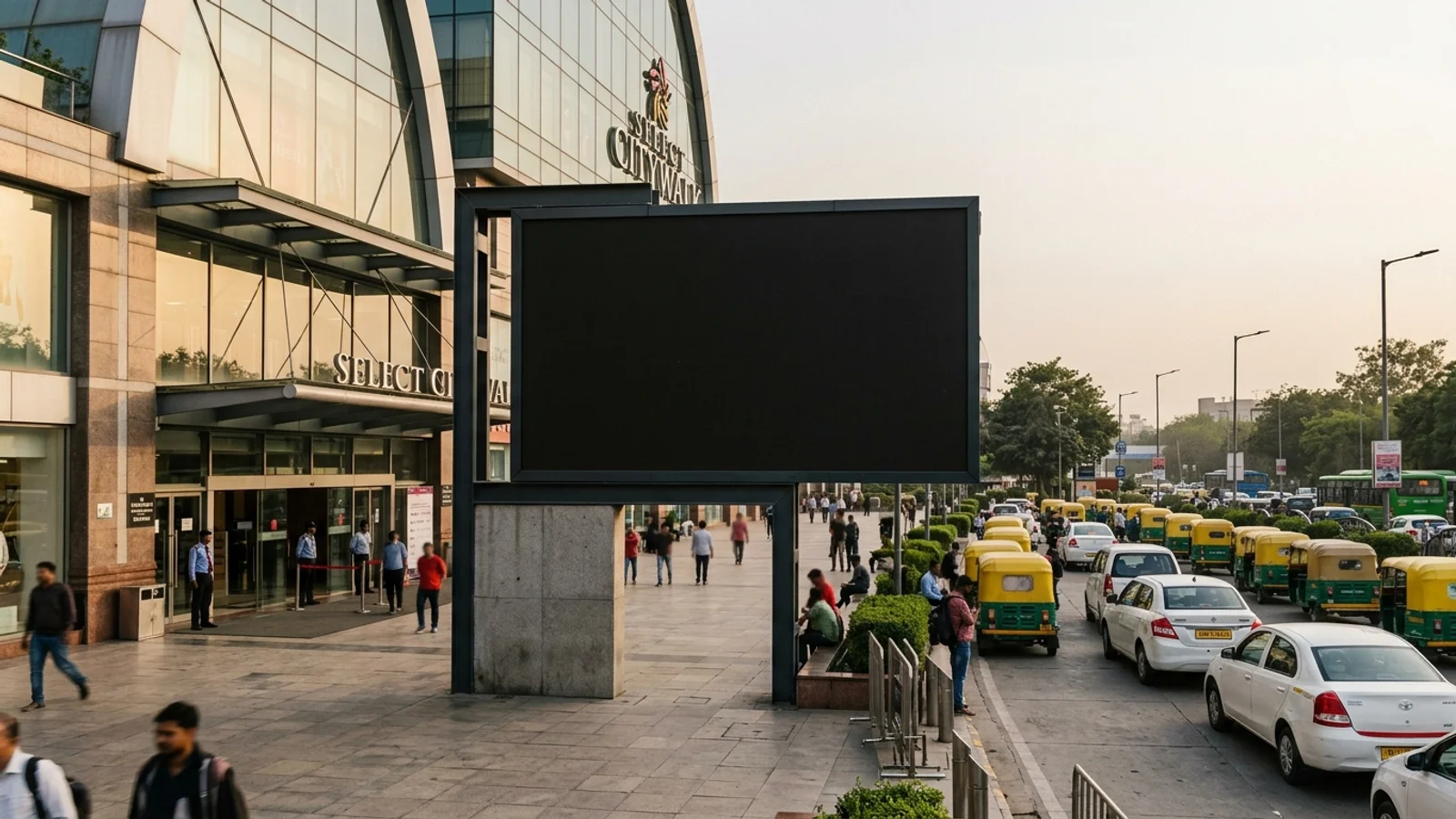 Hoarding at Jhandewalan, Delhi — 20x10 ft front-lit outdoor advertising