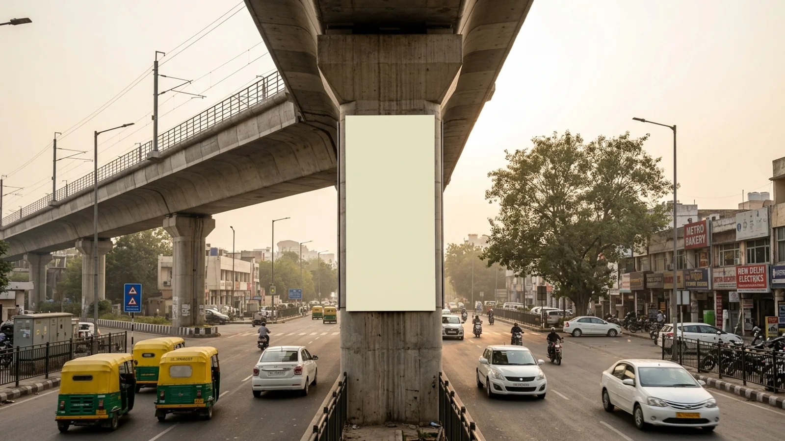Digital OOH at Vasant Kunj, Delhi — 26x13 ft digital outdoor advertising