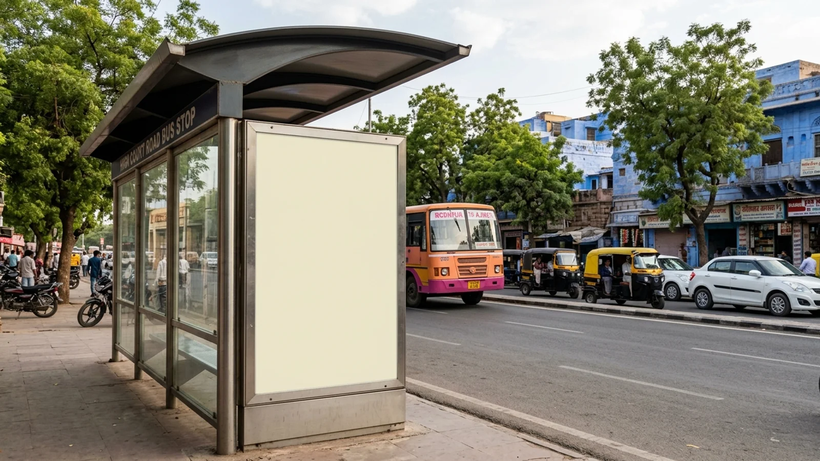 Hoarding at Shastri Nagar, Jodhpur — 20x10 ft non-lit outdoor advertising