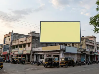 Hoarding at Cooperative Colony Bokaro Steel City, 33011, Bokaro Steel City — outdoor advertising