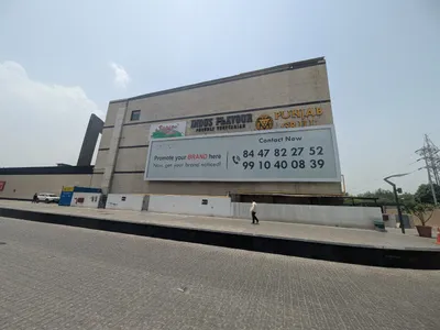 Hoarding at Subhash Nagar, Delhi — outdoor advertising