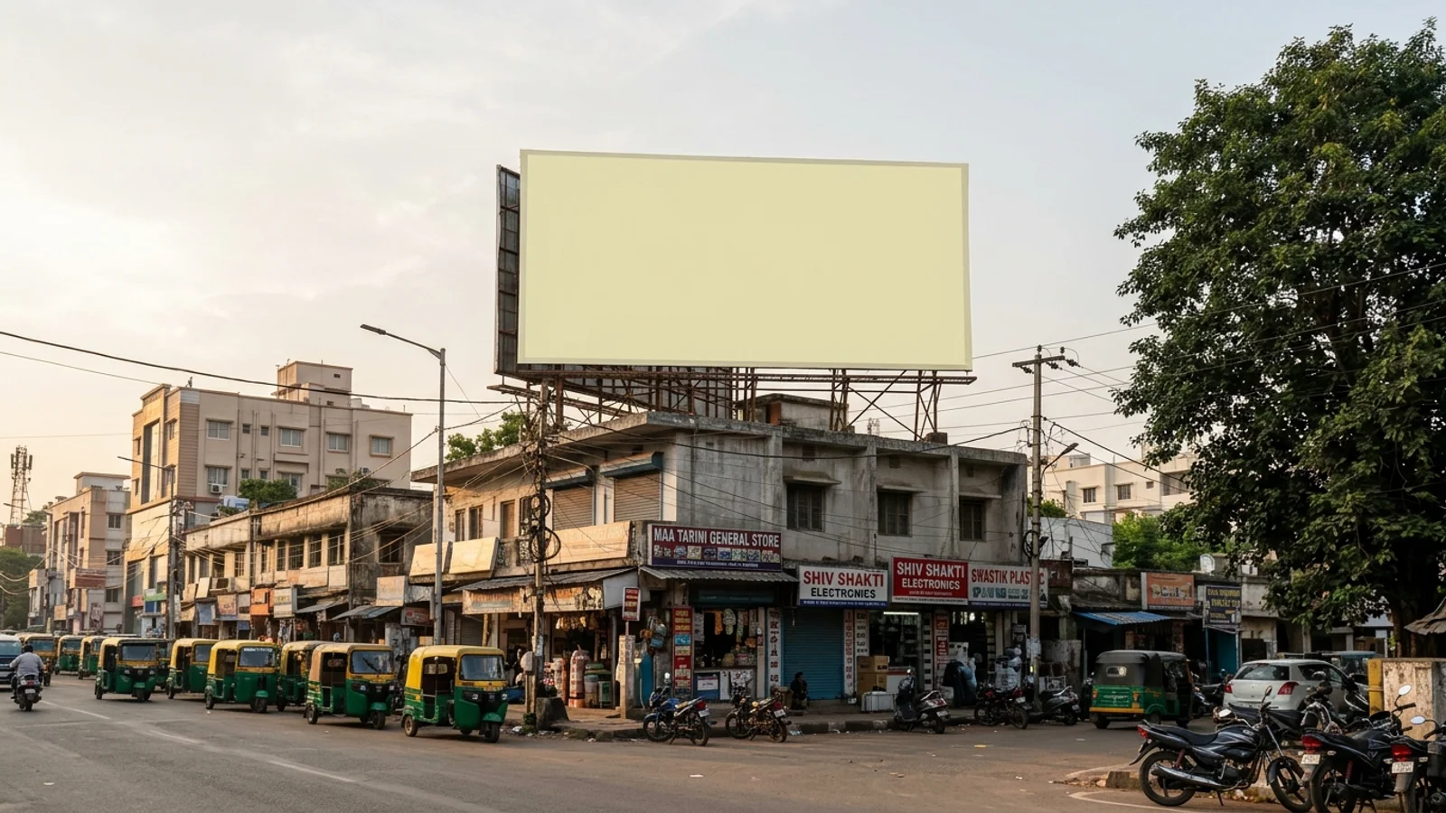 Hoarding at Patia, Bhubaneswar — 30x30 ft front-lit outdoor advertising