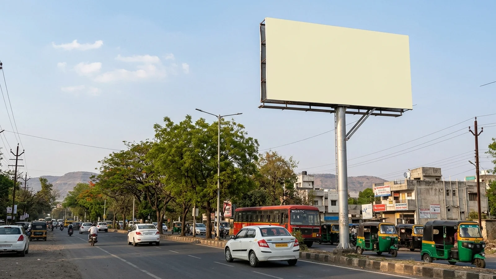 Hoarding at Panchavati, Nashik — 40x20 ft non-lit outdoor advertising