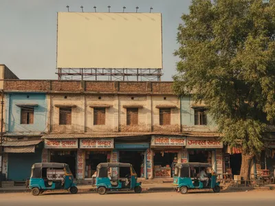 Hoarding at Chauraha Fatehpur, 81378, Fatehpur — outdoor advertising