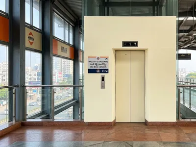 Escalator Branding at Escalator Branding at Metro Station Assembly Hyderabad, Hyderabad — outdoor advertising