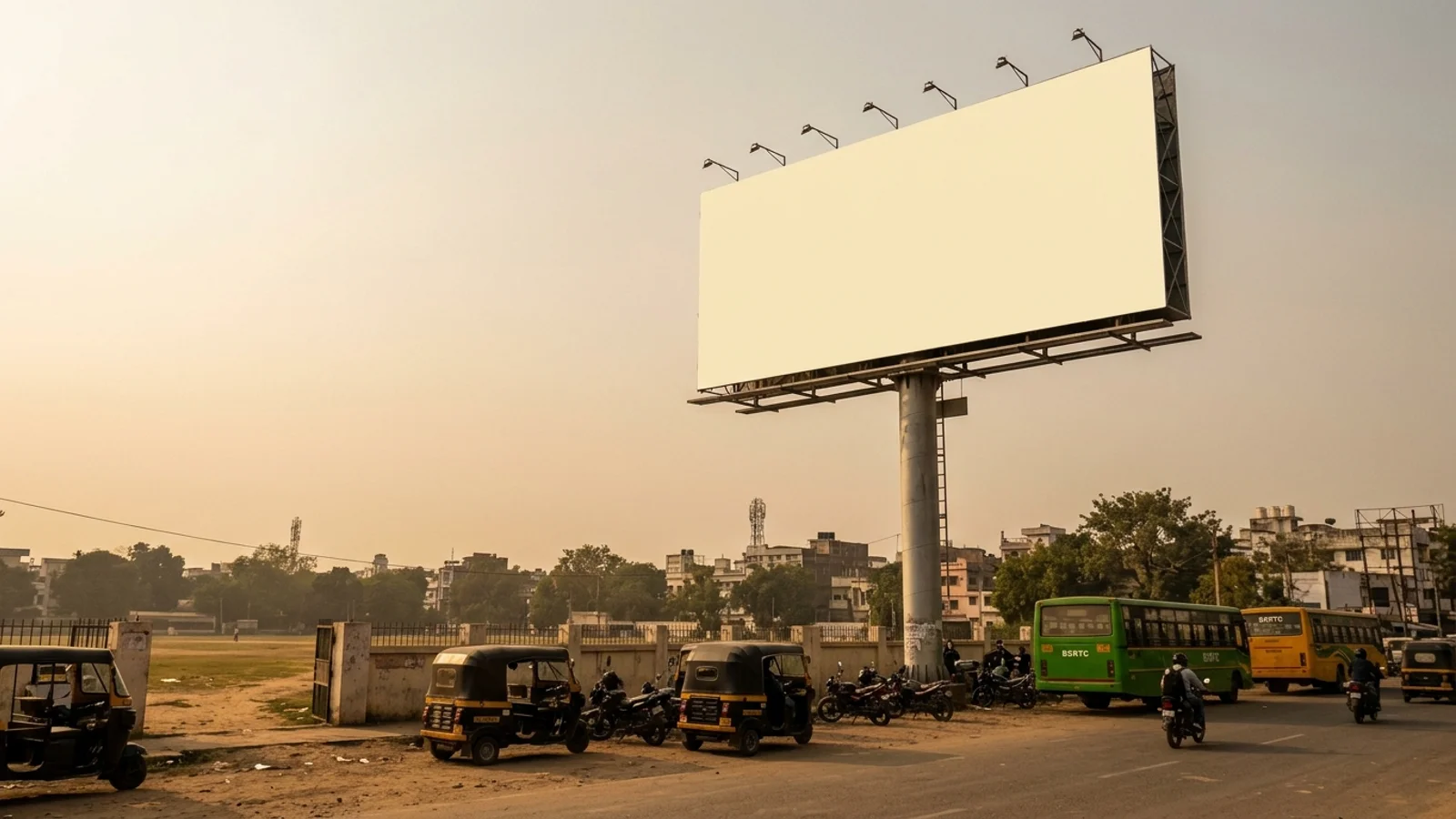 Bus Queue Shelter at Bus Shelter -, Kailasapuram, Visakhapatnam, 61053, Patna — back-lit outdoor advertising