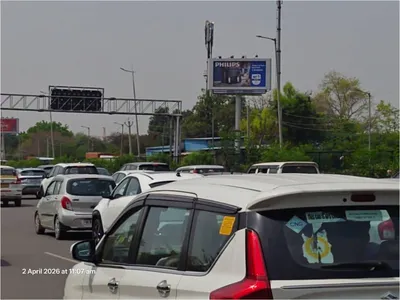 Metro Pillar at Swasthya Vihar, Delhi — outdoor advertising