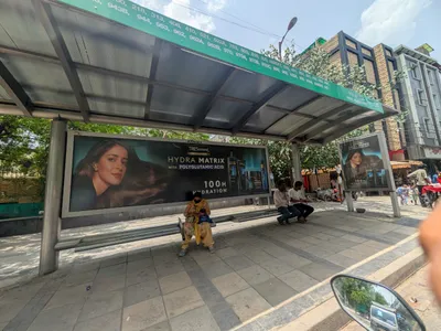 Hoarding in Delhi — outdoor advertising