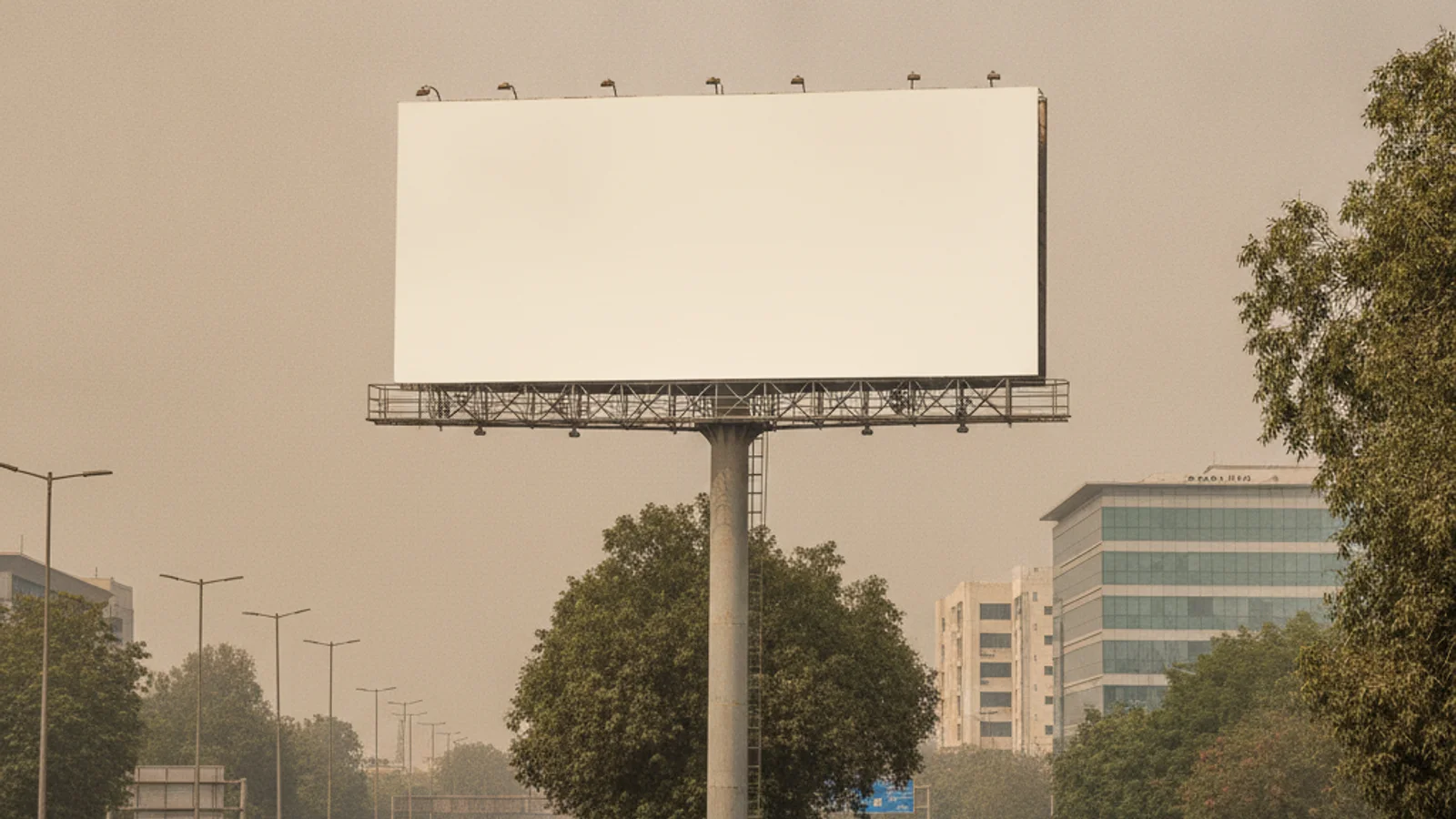 Hoarding at Ellisbridge, Ahmedabad — 30x20 ft front-lit outdoor advertising