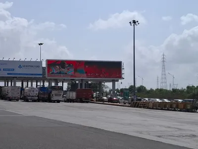 Hoarding at Mazgaon, Mumbai — outdoor advertising
