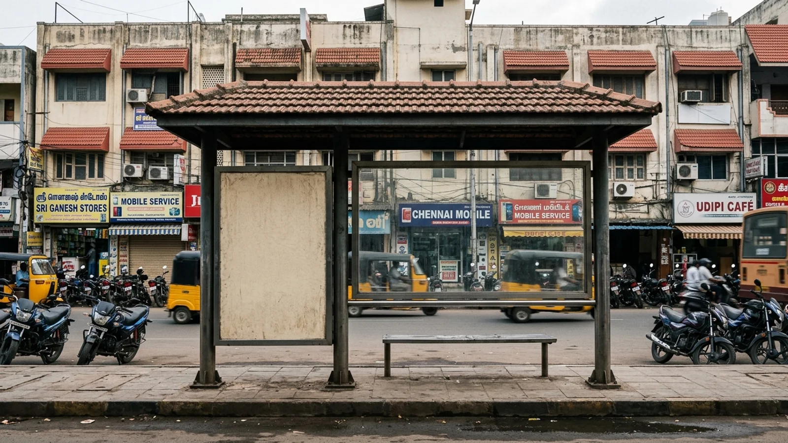 Bus Queue Shelter — Chennai — CupShup