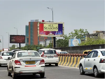 Metro Pillar at Aya Nagar Delhi Division, Delhi — outdoor advertising