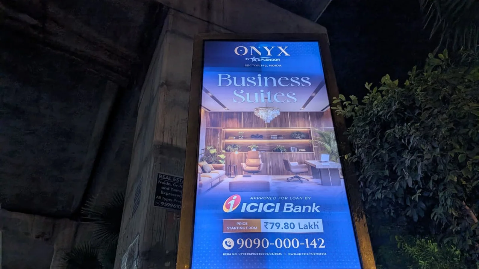 Hoarding at Rohini, Delhi — 20x10 ft front-lit outdoor advertising