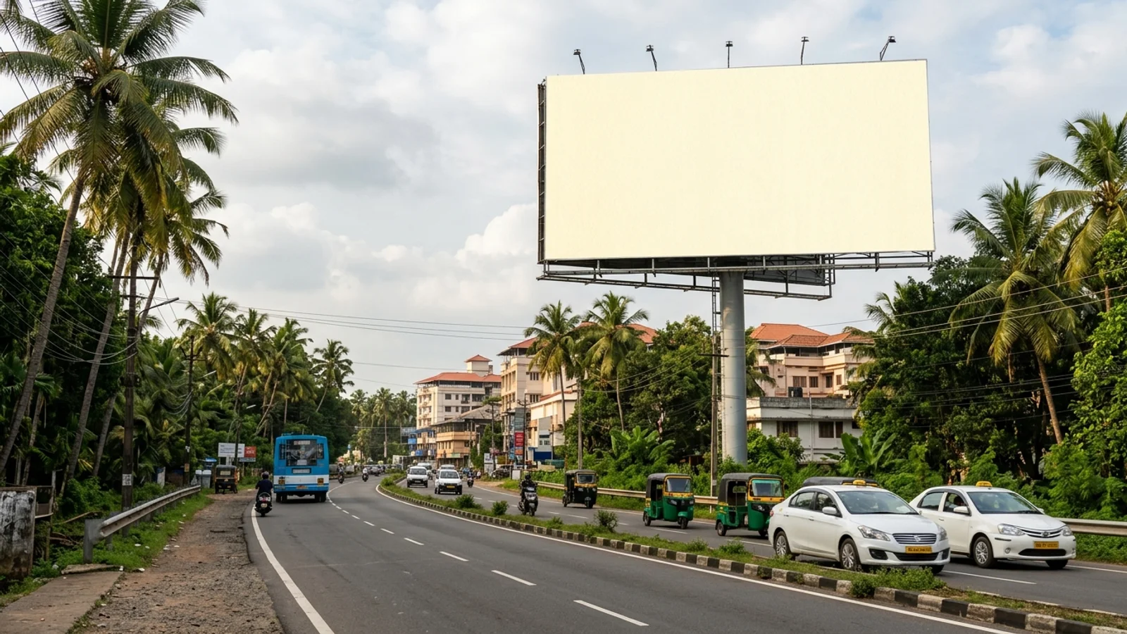 Hoarding in Kozhikode — 55x25 ft front-lit outdoor advertising