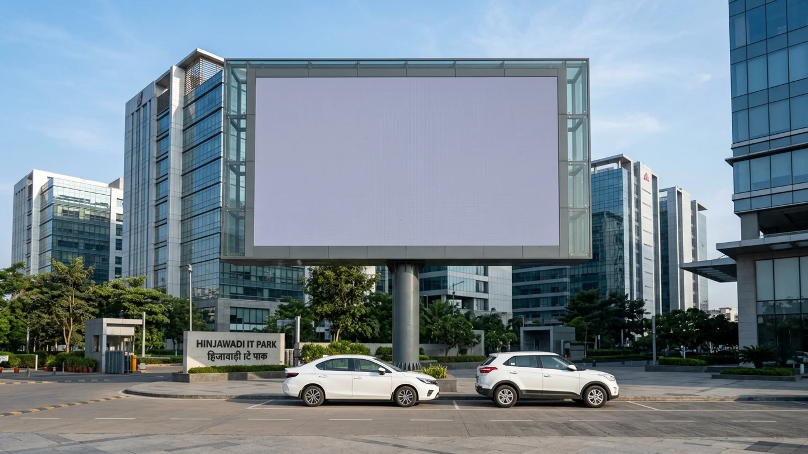 Gantry at Hinjewadi IT Park Gantry, Pune — 50x20 ft outdoor advertising