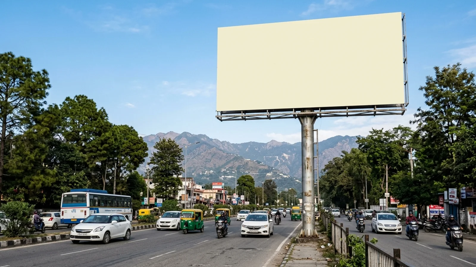 Hoarding in Dehradun — 20x10 ft non-lit outdoor advertising