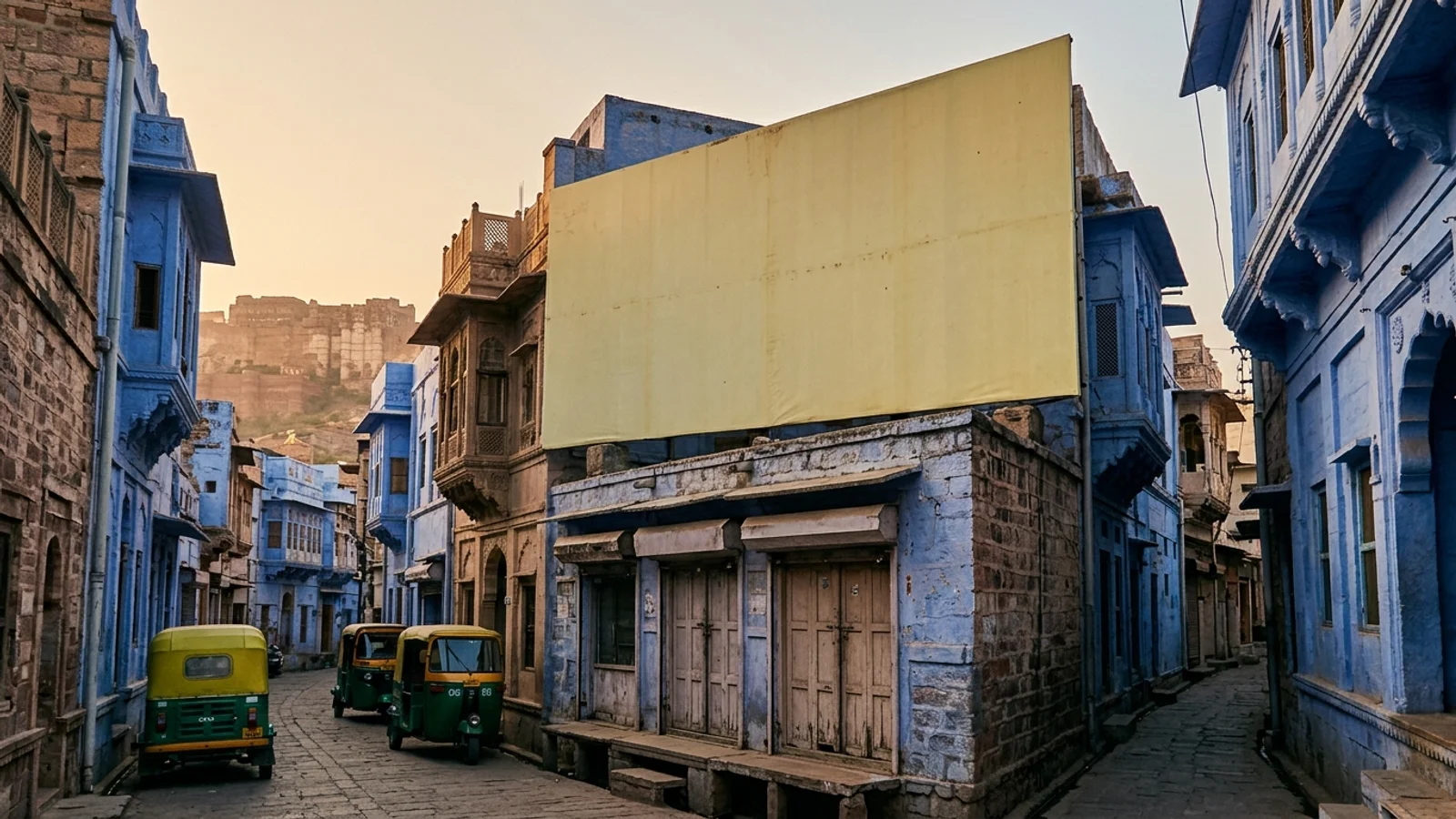 Hoarding at Ratanada, Jodhpur — 20x8 ft non-lit outdoor advertising