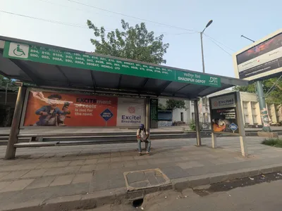 Hoarding at Swasthya Vihar, Delhi — outdoor advertising