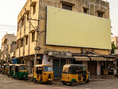 Hoarding at , Budhwarpet Road, Kurnool, 58072, Kurnool — outdoor advertising