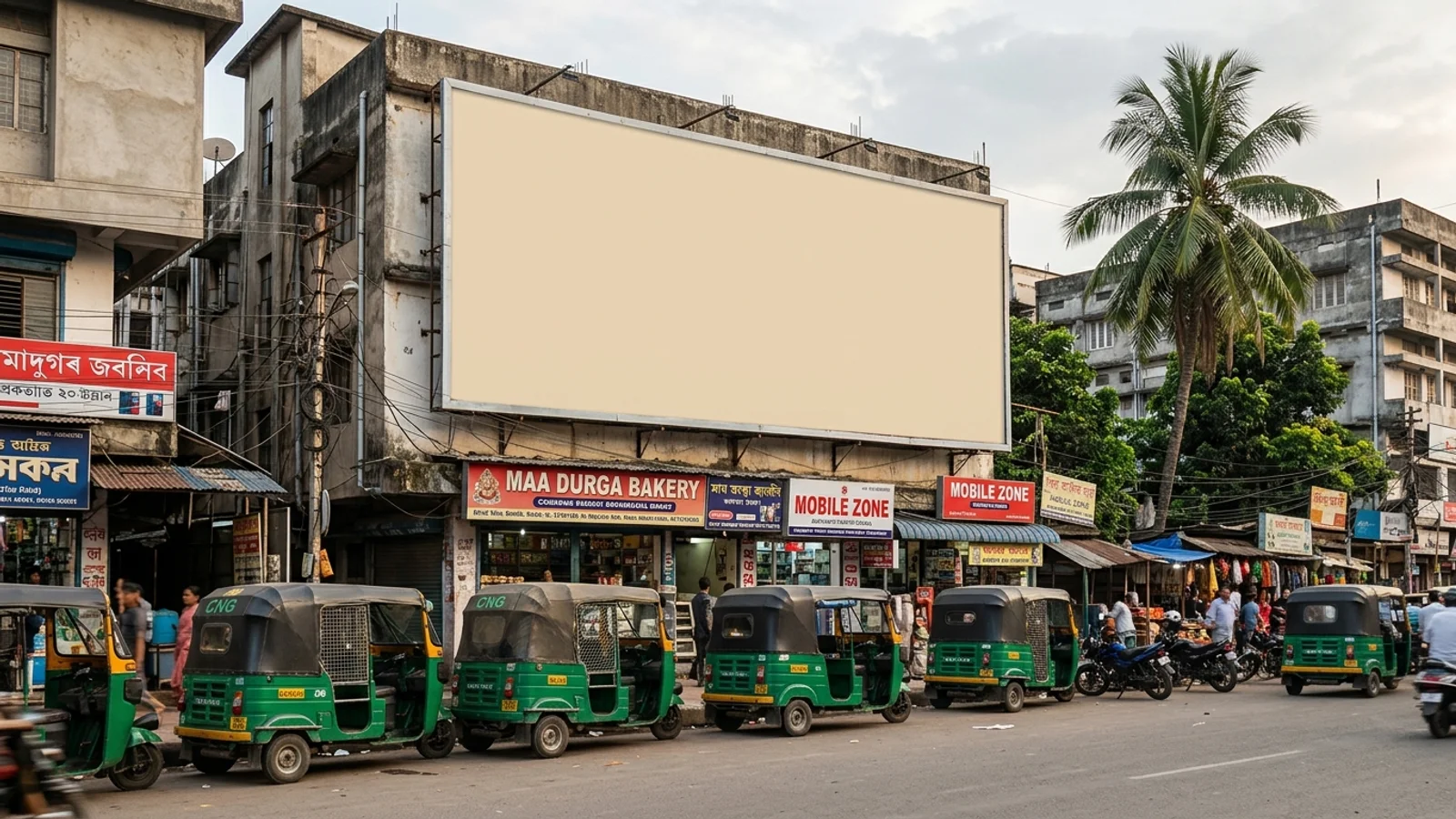Hoarding in Guwahati — 20x20 ft front-lit outdoor advertising
