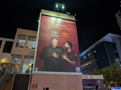 Hoarding at Panchsheel Enclave, Delhi — outdoor advertising