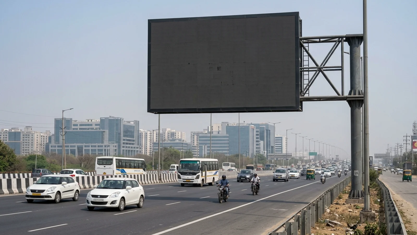 Metro Pillar at Sector 39, Noida — 5x10 ft back-lit outdoor advertising
