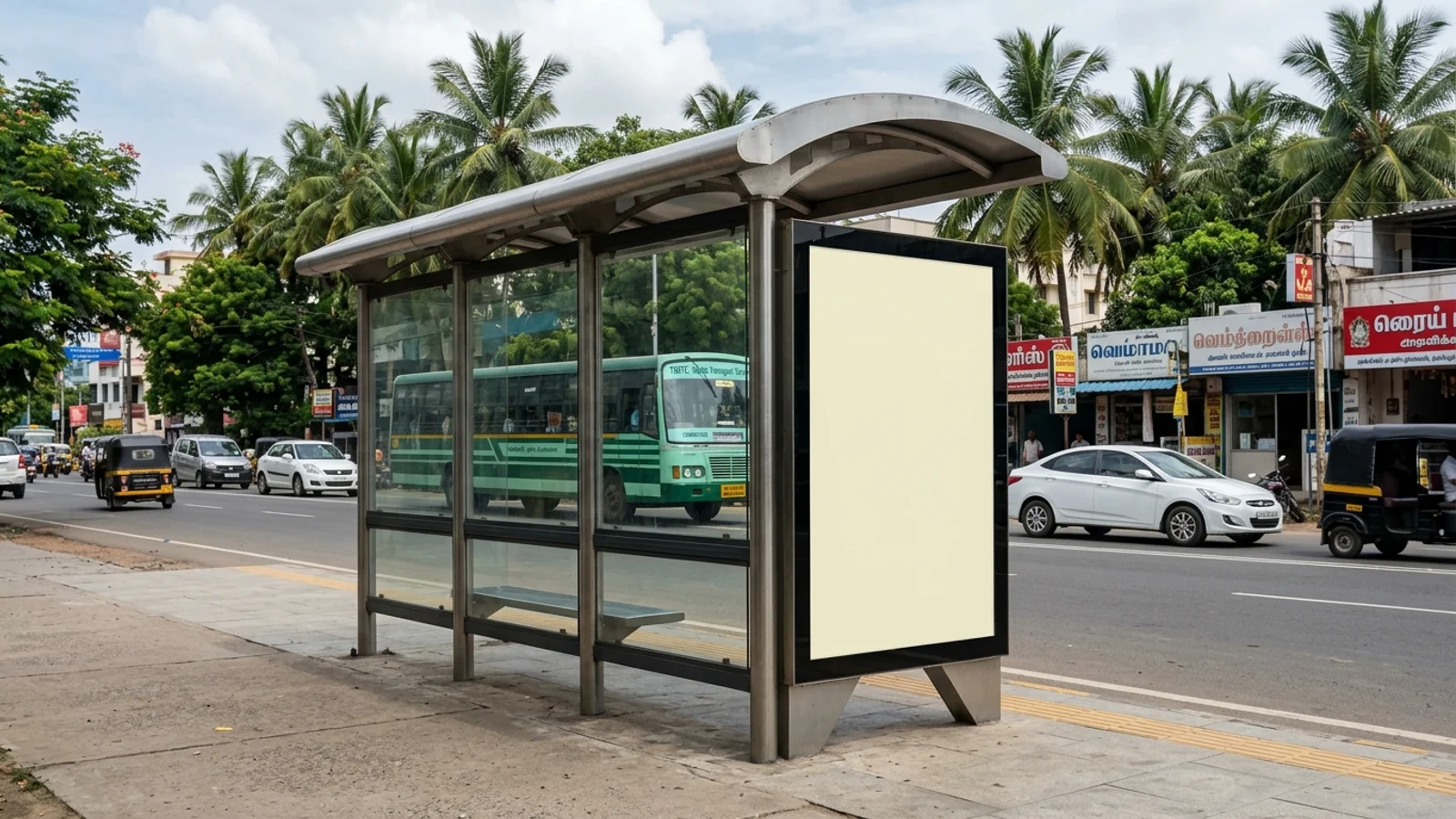 Digital OOH at Kuniamuthur,, Coimbatore — 10x8 ft front-lit outdoor advertising