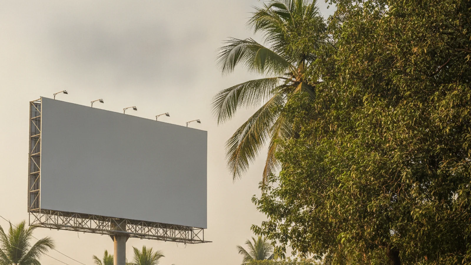 Hoarding at Vasai West, Vasai-Virar — 50x10 ft non-lit outdoor advertising