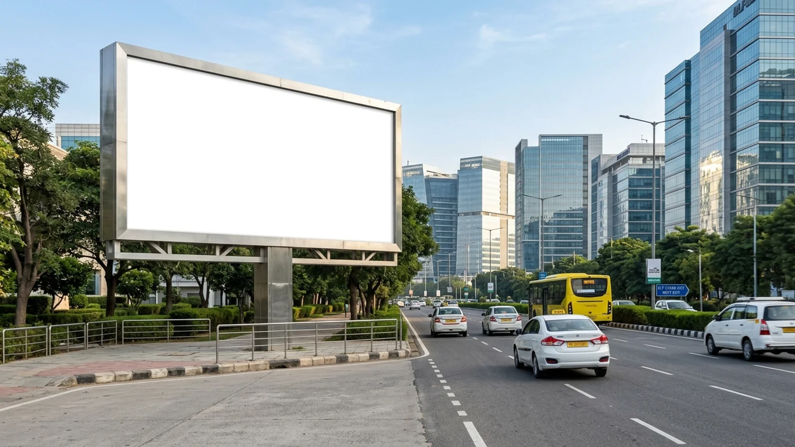 Hoarding at Cyber Hub Gurugram, Gurugram — 40x20 ft outdoor advertising