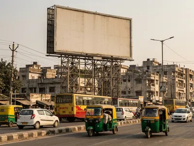 Hoarding at Patliputra Colony Patna, 24436, Patna — outdoor advertising