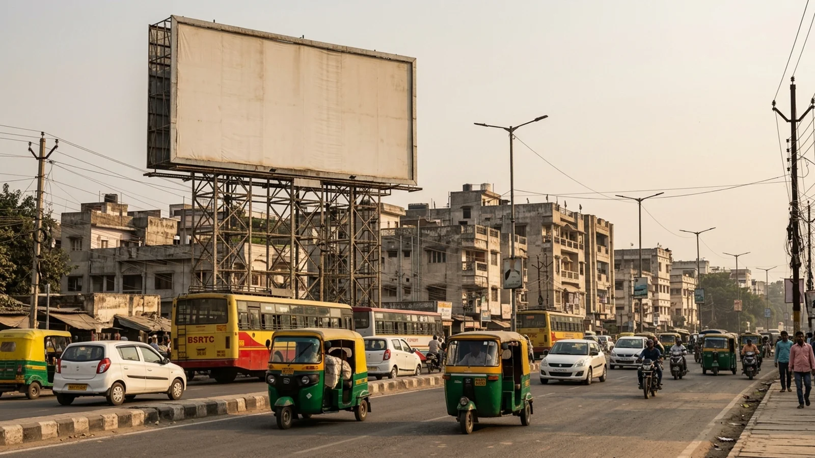Bus Queue Shelter at Bus Shelter -, Kakani Nagar, Visakhapatnam, 61089, Patna — back-lit outdoor advertising