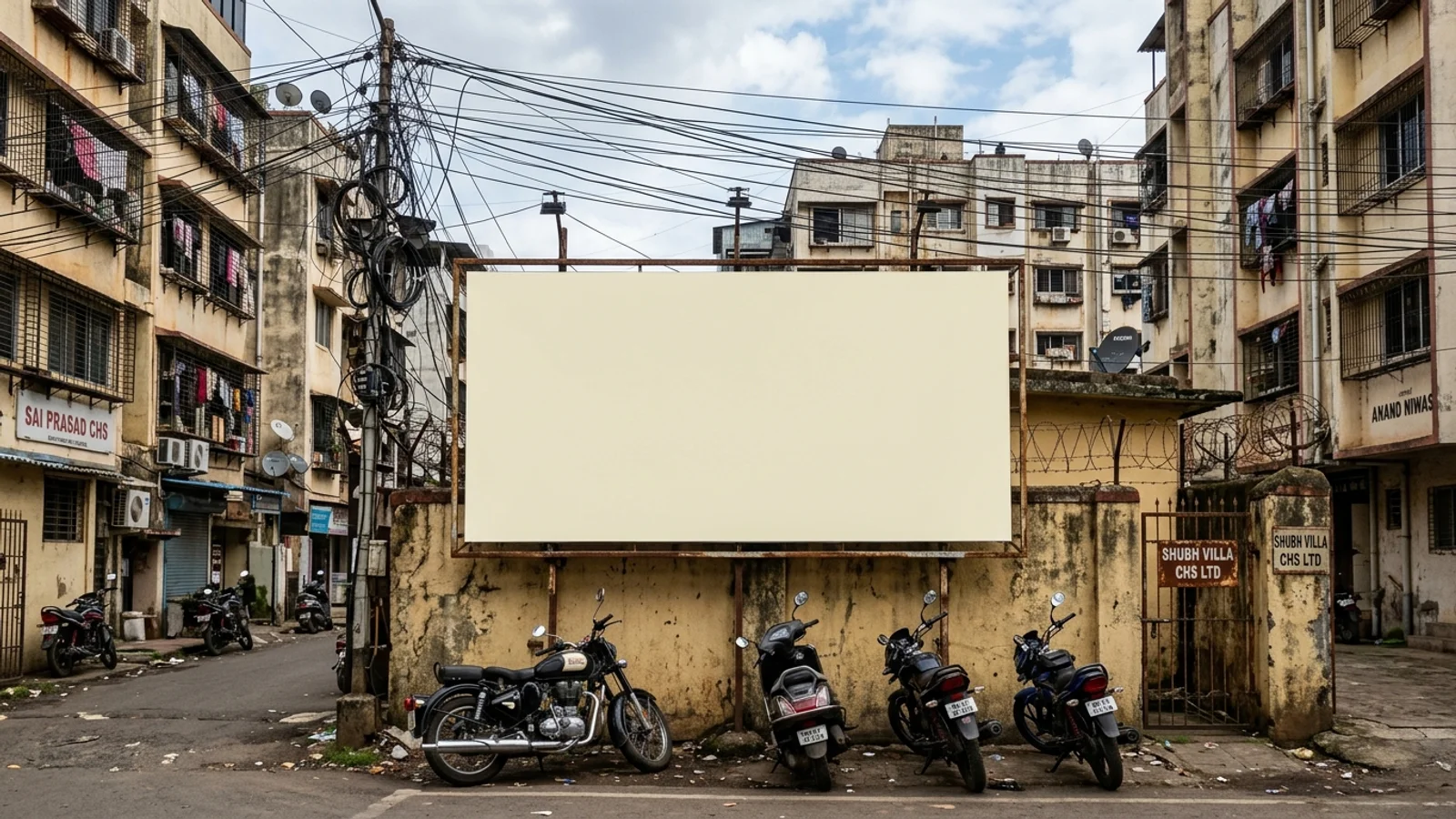 Hoarding at Gamdevi, Mumbai — 15x20 ft front-lit outdoor advertising