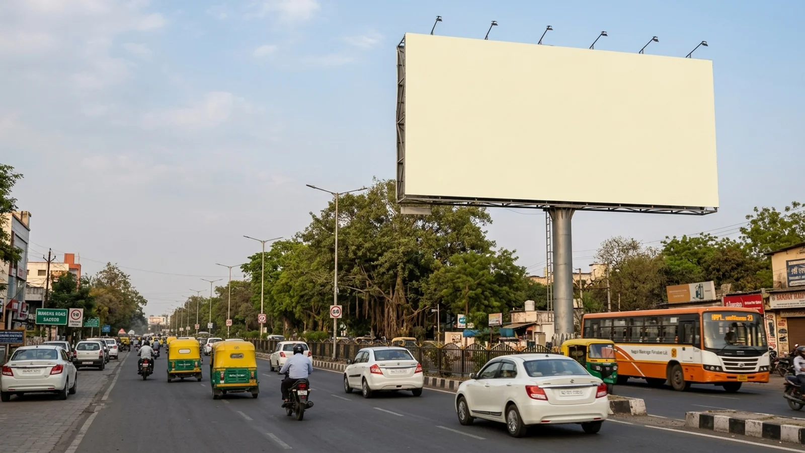 Hoarding at Shivaji Nagar, Nagpur — 40x20 ft non-lit outdoor advertising