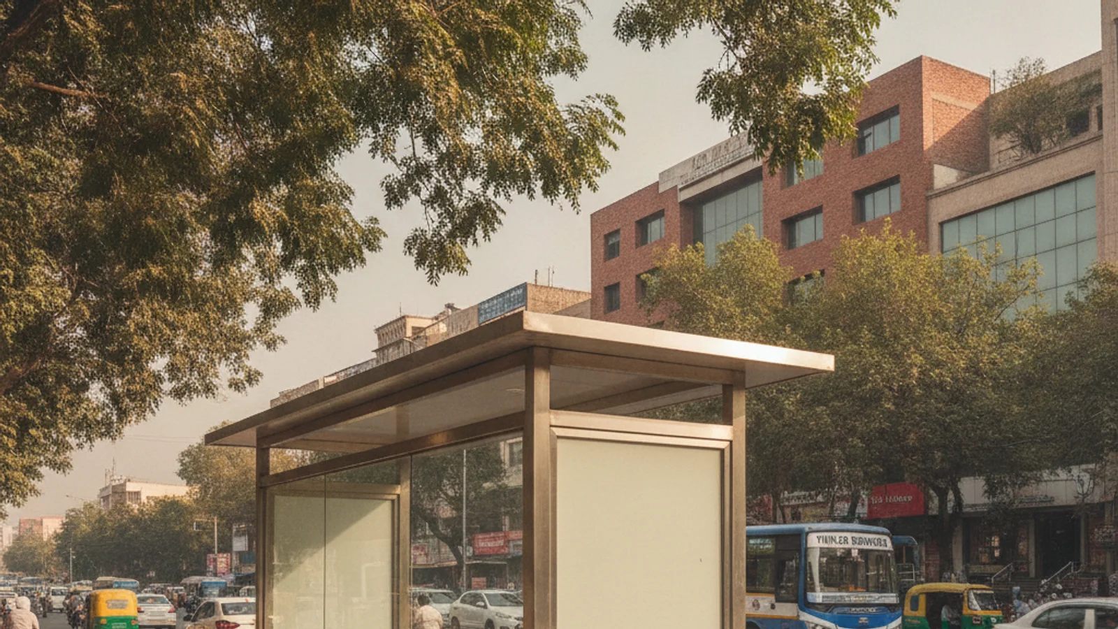 Hoarding at Model Town, Ludhiana — 20x10 ft back-lit outdoor advertising
