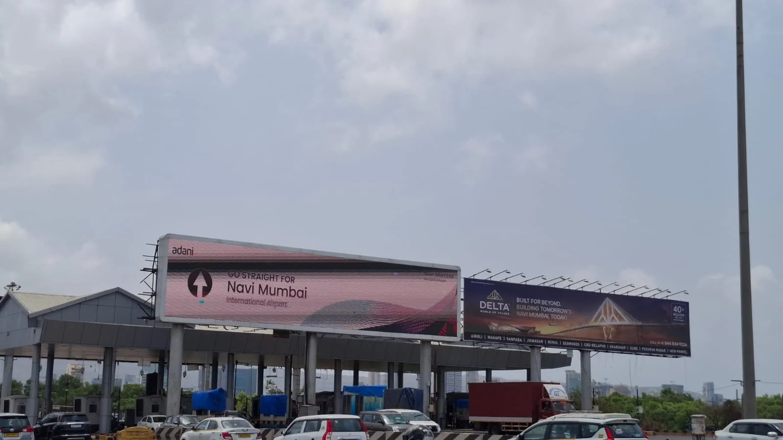 Hoarding at Dadar, Mumbai — 20x20 ft front-lit outdoor advertising