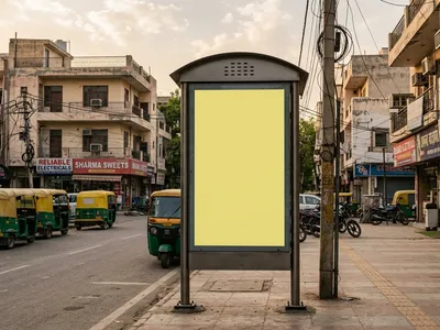 Digital OOH at Kirti Nagar, Delhi — outdoor advertising
