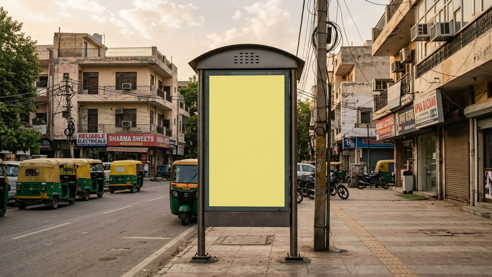 Digital OOH at Kirti Nagar, Delhi — 12x9 ft digital outdoor advertising