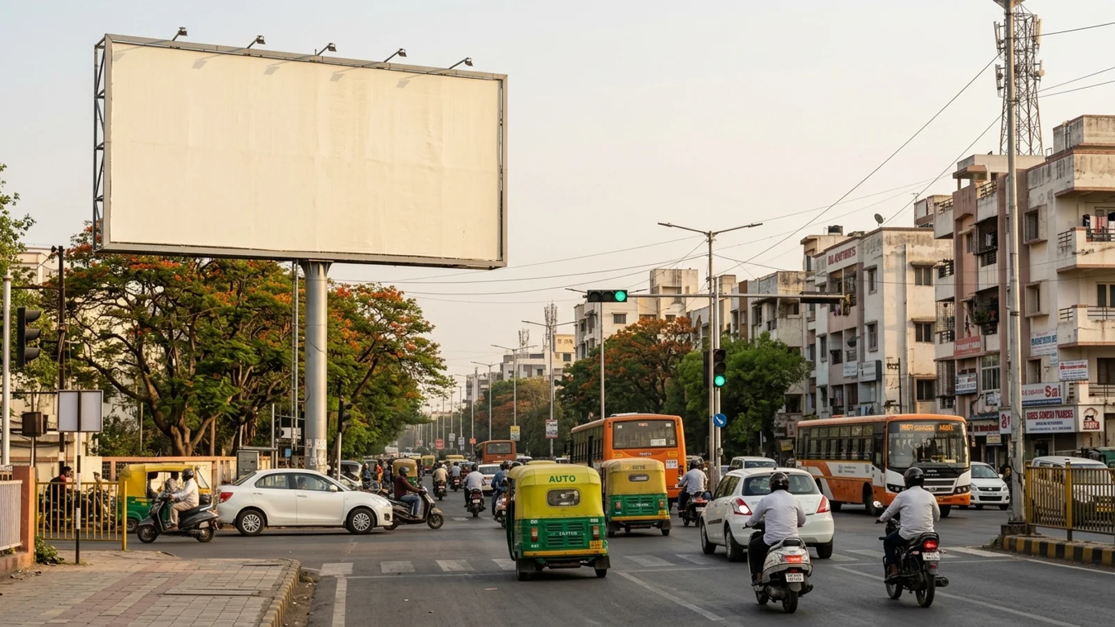 Hoarding at Dharampeth,, Nagpur — 20x20 ft non-lit outdoor advertising
