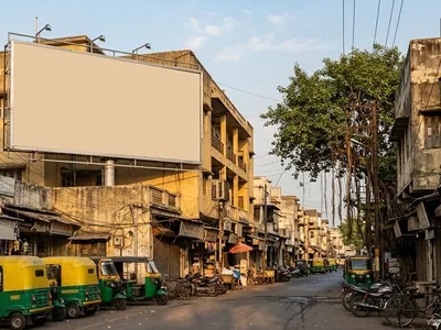 Hoarding at Kalali Vadodara, 81898, Vadodara — outdoor advertising
