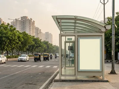 Hoarding at Janakpuri, Delhi — outdoor advertising