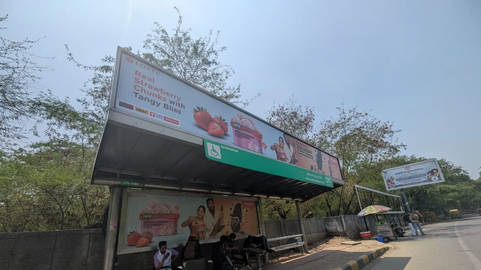 Hoarding at Inder Puri, Delhi — 20x10 ft front-lit outdoor advertising