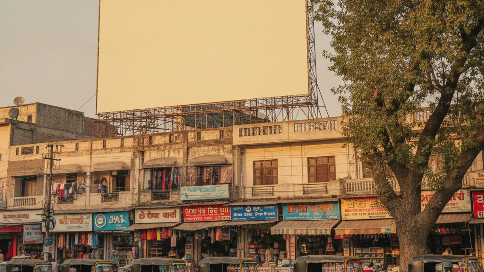 Hoarding at Model Town, Ludhiana — 25x20 ft non-lit outdoor advertising