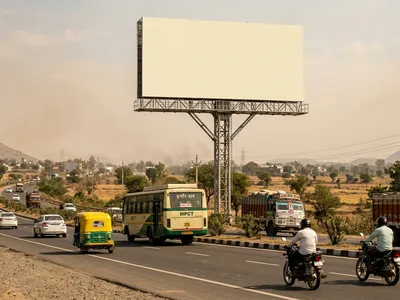 Hoarding at cheema chowk Jalandhar, 81283, Dhar — outdoor advertising