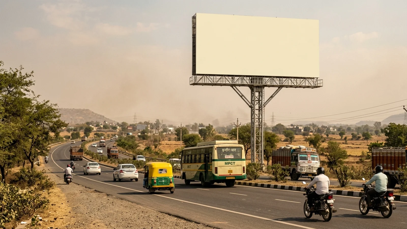 Hoarding at Sehdev Market Jalandhar, Dhar — 20x10 ft non-lit outdoor advertising