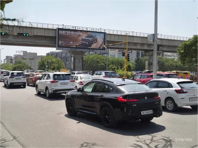Hoarding at Bhalswa, Delhi — outdoor advertising